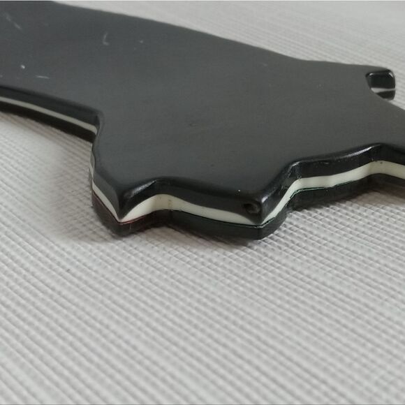 Vintage Unsigned Lee Sands Dyed Mother Of Pearl Large Parrot Statement Pendant - Picture 3 of 10